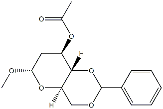 Methyl 3-O-acetyl-4-O,6-O-benzylidene-2-deoxy-α-D-glucopyranoside|