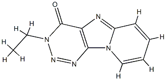 Pyrido[2,1:2,3]imidazo[4,5-d]-1,2,3-triazin-4(3H)-one, 3-ethyl- (9CI) Structure