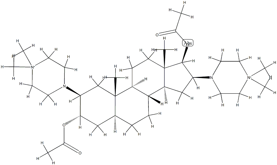Pipecuronium 结构式