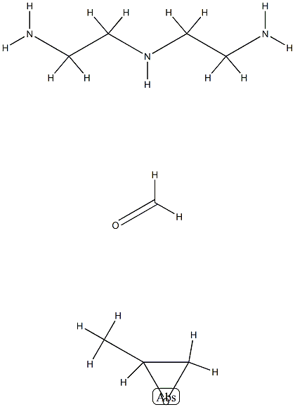 Formaldehyde, polymer with N-(2-aminoethyl)-1,2-ethanediamine and methyloxirane,68400-66-8,结构式
