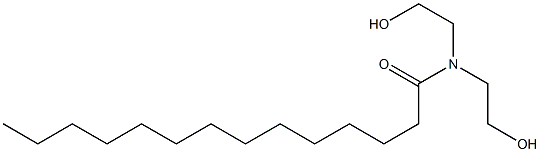Amides, C14-16, N,N-bis(hydroxyethyl) Structure