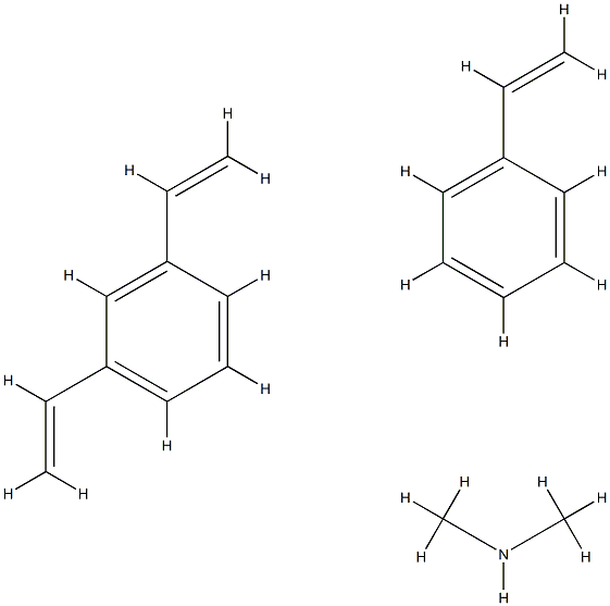 POLYSTYRENE, CROSSLINKED, TERTIARY AMINE|N-甲基甲胺与氯甲基化二乙烯苯-苯乙烯的聚合物的反应产物
