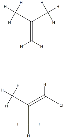 氯化聚丙烯,68442-33-1,结构式