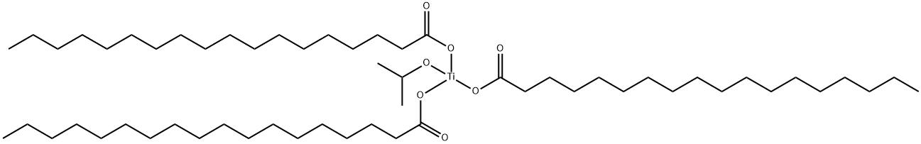 (propan-2-olato)tris(stearate-O)titanium Struktur