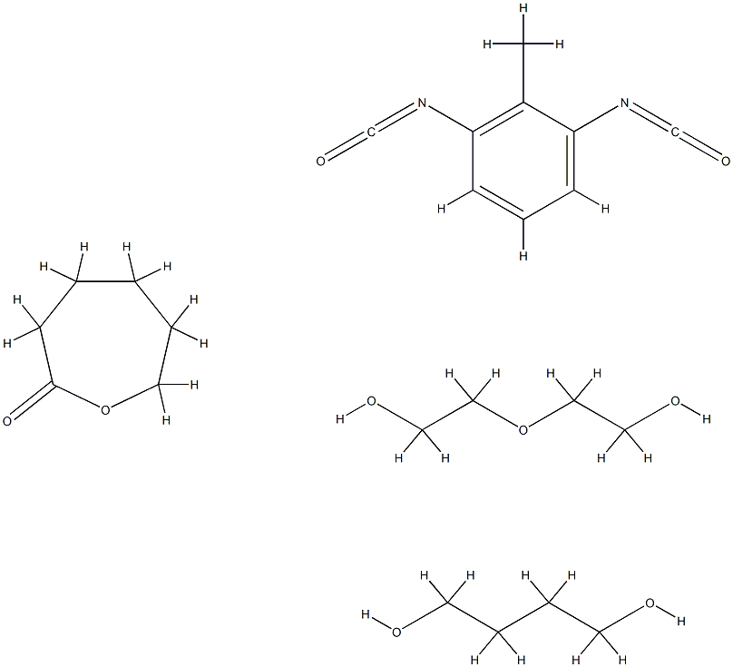 2-옥세파논,1,4-부탄디올,1,3-디이소시아네이토메틸벤젠및2,2-옥시비스에탄올과의중합체
