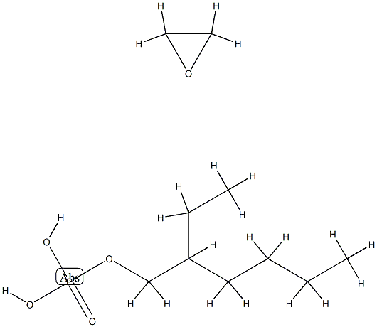 Phosphoric acid, mono(2-ethylhexyl) ester, polymer with oxirane Struktur