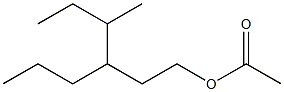 Acetic acid, decyl ester, branched Struktur