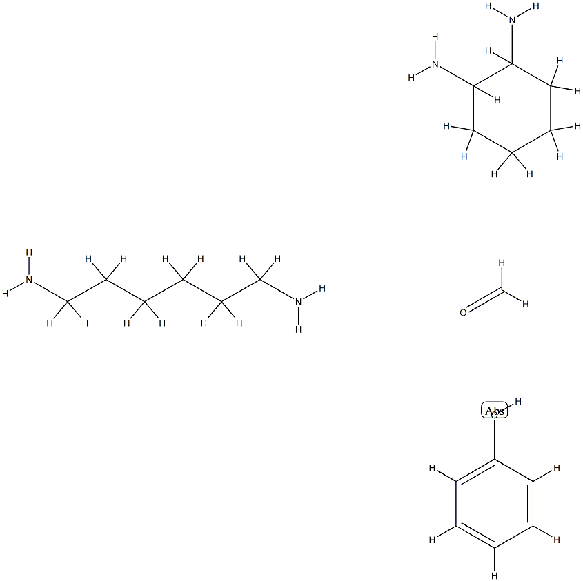 Phenol, polymer with 1,2-cyclohexanediamine, formaldehyde and 1,6-hexanediamine Structure