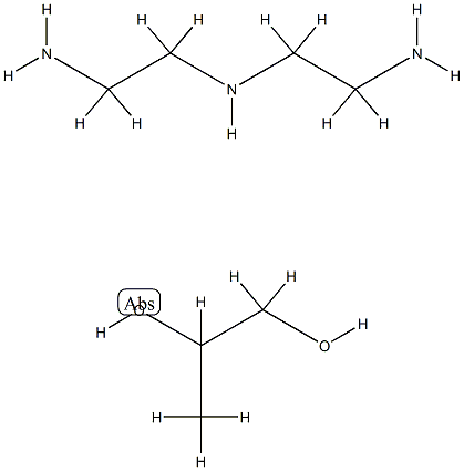 1,2-Propanediol, polymer with N-(2-aminoethyl)-1,2-ethanediamine Structure