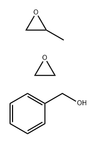 Oxirane, methyl-, polymer with oxirane, bis(phenylmethyl) ether Struktur
