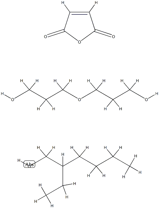 2,5-Furandione, polymer with oxybispropanol, 2-ethylhexyl ester 化学構造式