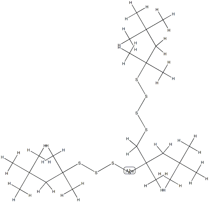 硫化-2,4,4-三甲基戊烯,68515-88-8,结构式