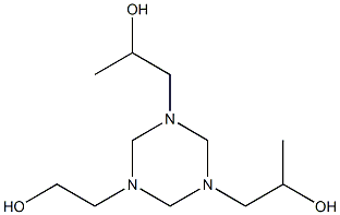 α,α'-Dimethyl-1,3,5-triazine-1,3,5(2H,4H,6H)-triethanol,68516-26-7,结构式
