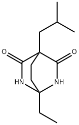 2,6-Diazabicyclo[2.2.2]octane-3,5-dione,1-ethyl-4-(2-methylpropyl)-(9CI) Struktur