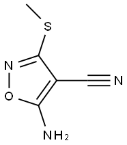 4-Isoxazolecarbonitrile,5-amino-3-(methylthio)-(7CI,9CI)|