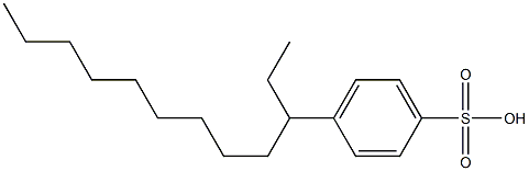 ドデシルベンゼンスルホン酸 (ソフト型) (混合物) 化学構造式