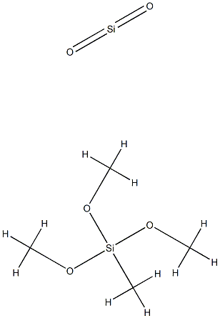 (メチルシラノール/シリカ)クロスポリマー 化学構造式