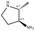 3-Pyrrolidinamine,2-methyl-,(2R,3S)-rel-(9CI) Struktur
