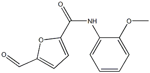 2-Furancarboxamide,5-formyl-N-(2-methoxyphenyl)-(9CI) Struktur