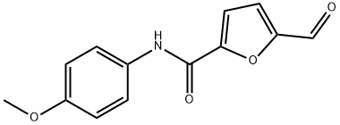 2-Furancarboxamide,5-formyl-N-(4-methoxyphenyl)-(9CI) Struktur