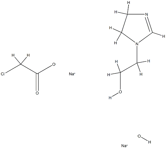Acetic acid, chloro-, sodium salt, reaction products with 4,5-dihydro-1H-imidazole-1-ethanol 2-norcoco alkyl derivs. and sodium hydroxide  Structure