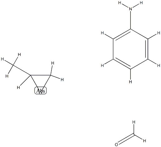 Formaldehyde, polymer with benzenamine, propoxylated,68609-24-5,结构式