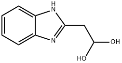 1,1-Ethanediol,2-(1H-benzimidazol-2-yl)-(9CI) Struktur