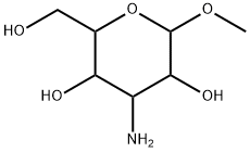 Hexopyranoside, methyl 3-amino-3-deoxy- (9CI) 结构式
