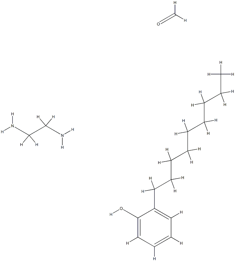 포름알데하이드, 1,2-에탄다이아민, 노닐페놀과 결합한  중합체