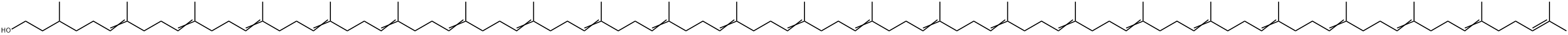 dihydrotricosaprenol Struktur