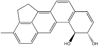 3-Methylcholanthrene-trans-7,8-dihydrodiol Struktur