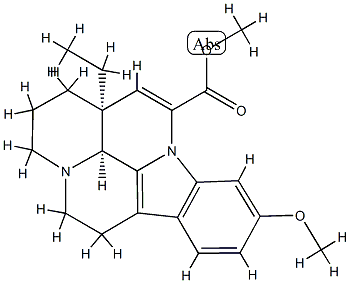 6871-16-5 (3α,16α)-11-Methoxyeburnamenine-14-carboxylic acid methyl ester