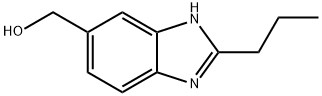 1H-Benzimidazole-5-methanol,2-propyl-(9CI) 化学構造式