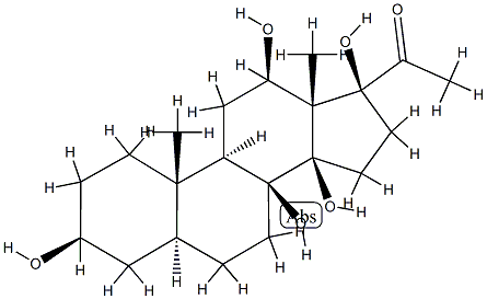 (17S)-3β,8,12β,14β,17-Pentahydroxy-5α-pregnan-20-one|