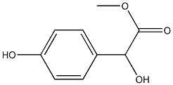 α,4-ジヒドロキシベンゼン酢酸メチル 化学構造式