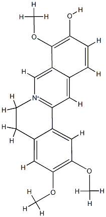 Dehydrocorydalmine Struktur