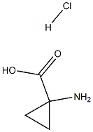1-アミノシクロプロパンカルボン酸塩酸塩 化学構造式