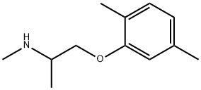 2-Propanamine,1-(2,5-dimethylphenoxy)-N-methyl-(9CI) 结构式