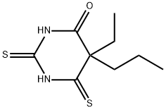 4(1H)-Pyrimidinone,5-ethyltetrahydro-5-propyl-2,6-dithioxo-(9CI) Struktur
