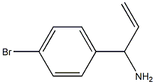 1-(4-溴苯基)丙-2-烯-1-胺, 688362-60-9, 结构式