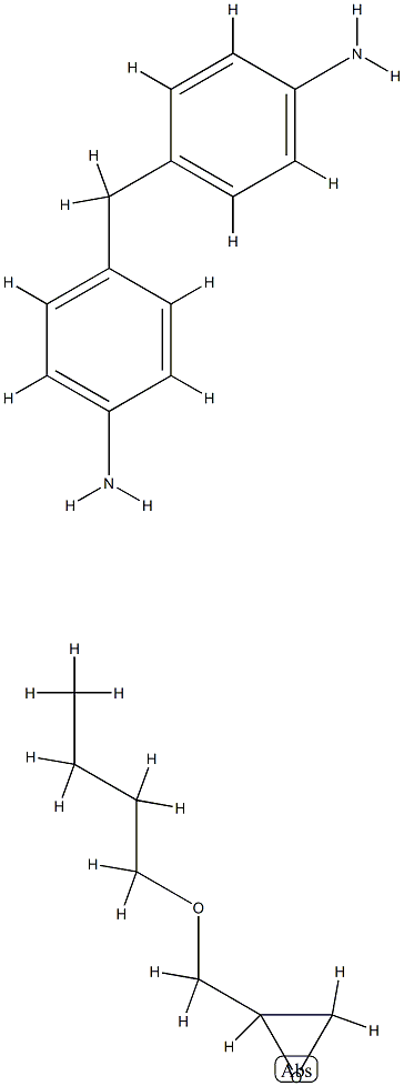Benzenamine, 4,4'-methylenebis-, reaction products with Bu glycidyl ether Structure