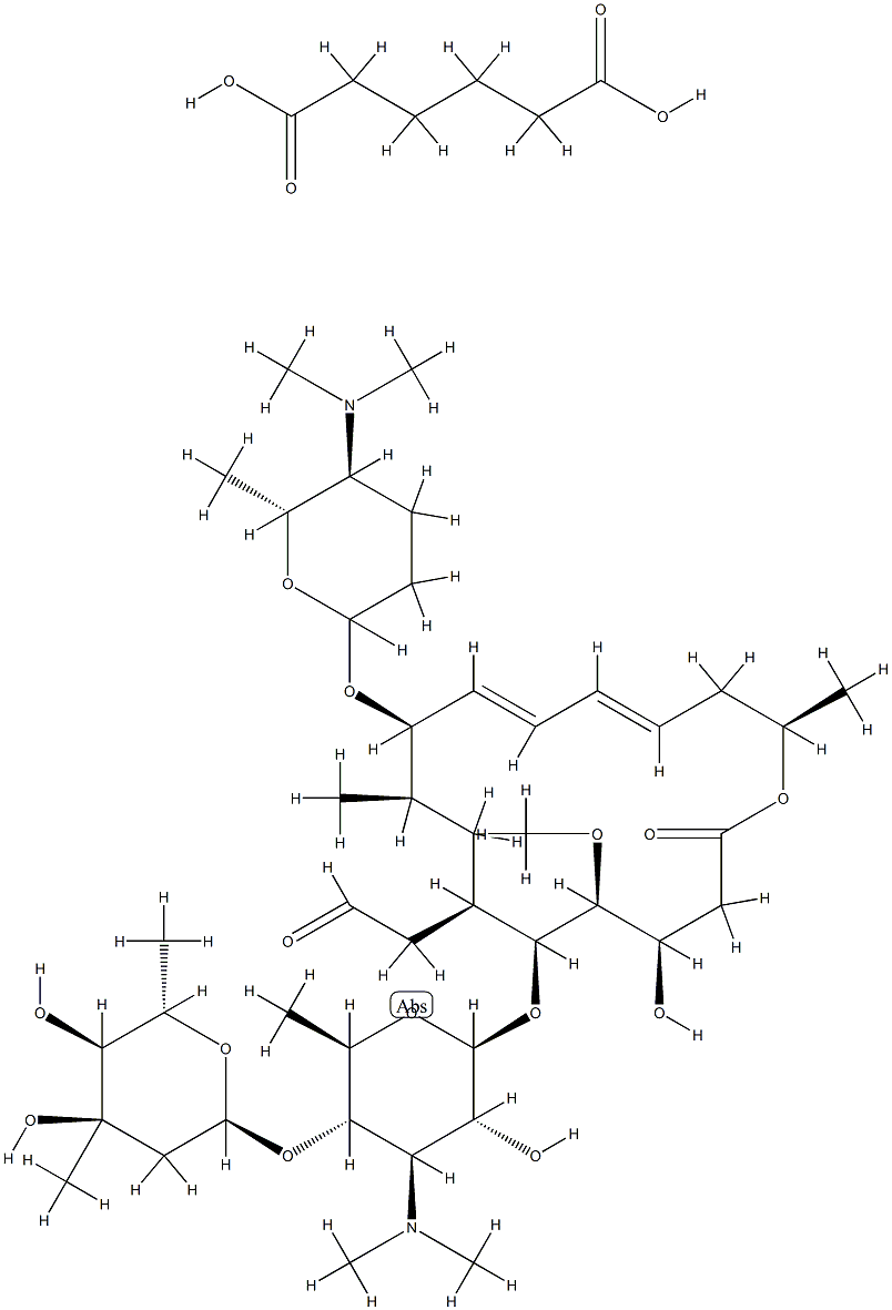 SPIRAMYCIN ADIPATE Structure