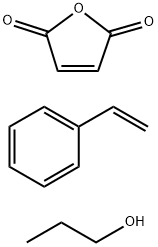 2,5-Furandione, polymer with ethenylbenzene, propyl ester|2,5-呋喃二酮与乙烯基苯和丙酯的聚合物