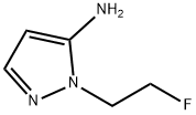 1H-Pyrazol-5-amine,1-(2-fluoroethyl)-(9CI) 化学構造式