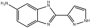 1H-Benzimidazol-5-amine,2-(1H-pyrazol-3-yl)-(9CI) 结构式