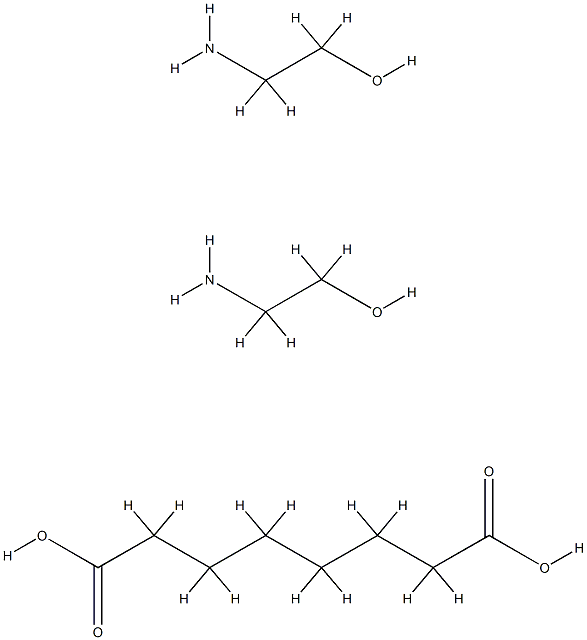 Carboxylic acids, di-, C6-12, compds. with ethanolamine (1:2) Structure