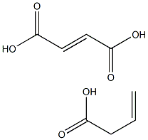 (E)-2-丁烯二酸二-C12-18-烷酯与乙酸乙烯酯的聚合物,68954-13-2,结构式