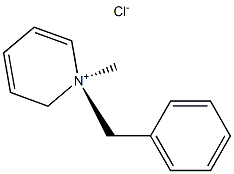 Pyridinium, ethyl-1-(phenylmethyl)-, chloride, mixed with methyl-1-(phenylmethyl)pyridinium chloride Structure