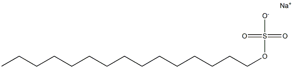 Sulfuric acid, mono-C12-18-alkyl esters, sodium salts Structure