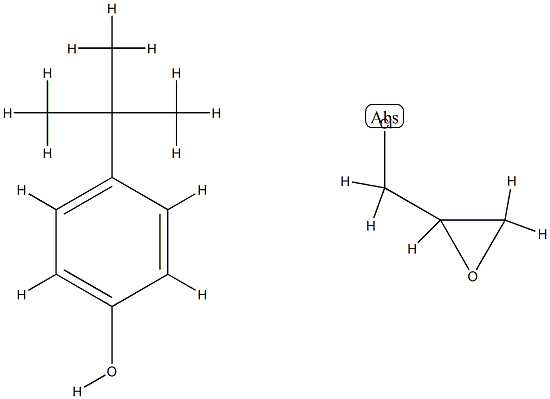P-TERT-BUTYLPHENOL-EPICHLOROHYDRIN POLYMER),68958-22-5,结构式